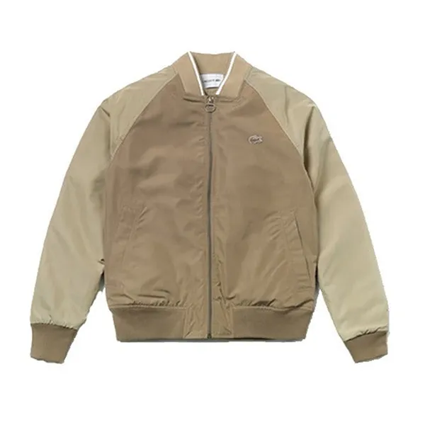 Áo Khoác Nam Lacoste Reversible Lightweight BH3330 - 5SZ Màu Nâu Size 48