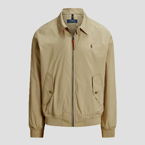 Áo Khoác Nam Ralph Lauren Packable Water-Repellent Jacket In Beige 710867174006 Màu Be Size XS