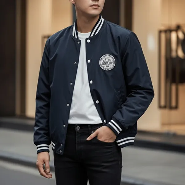 Áo Khoác Nam Replay M8441 970 Màu Xanh Navy Size S