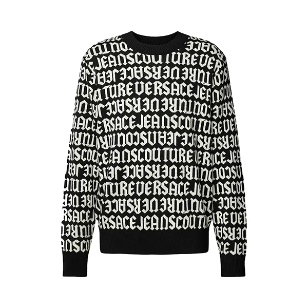 Áo Len Nam Versace 77GAFM03 CMN91L01 Màu Đen Trắng Size S