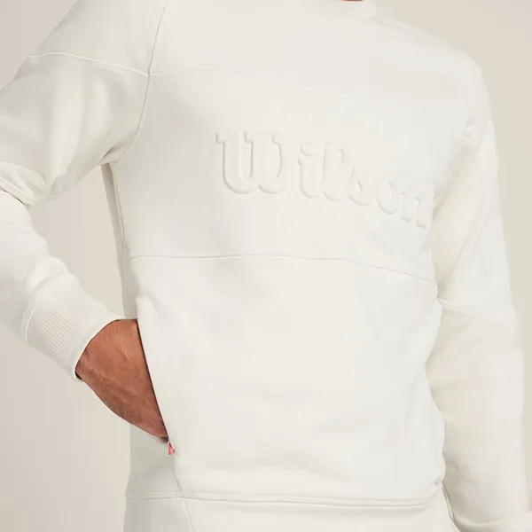 Áo Nỉ Sweater Nam Wilson Millennium Crewneck 114431 - GYC Màu Trắng Size S