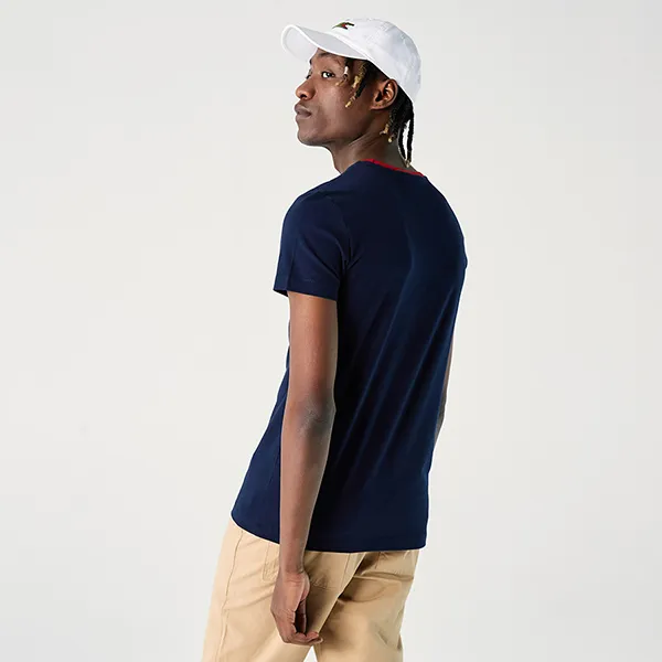 Áo Phông Nam Lacoste Férfi Trikó Slim Fit TH0223.23L Màu Xanh Navy Size 3