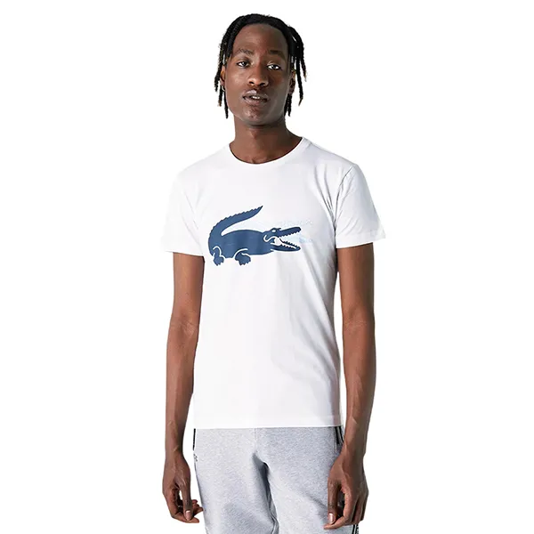 Áo Phông Nam Lacoste Men's T-shirt TH0204.04B Màu Trắng Size 4