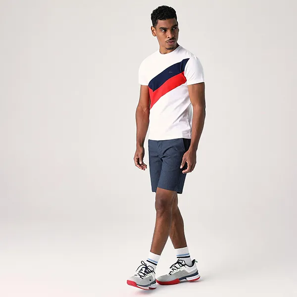 Áo Phông Nam Lacoste Slim Fit Tshirt TH0209.09B Phối Màu Size 4