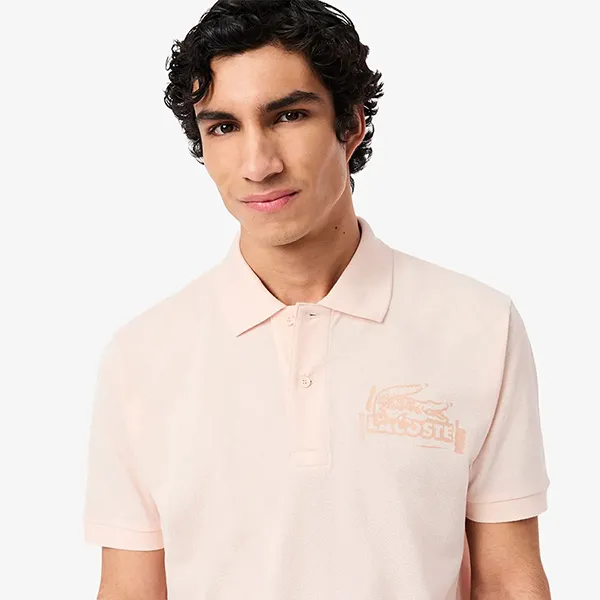 Áo Polo Nam Lacoste Classic Fit – PH0285 GXI Màu Hồng Size 3