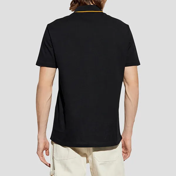 Áo Polo Nam Versace Embroidered Architectural Baroque In Black 1013906 1A14973 1B000 Màu Đen Size S