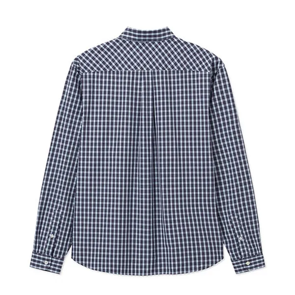 Áo Sơ Mi Dài Tay Nam Lacoste Men's Striped Loose-fit Poplin Shirt CH0894 - QRN Màu Navy Size 39