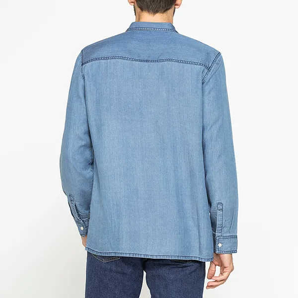 Áo Sơ Mi Nam Carrera Jeans 211A1227A_500 Màu Xanh Nhạt Size M