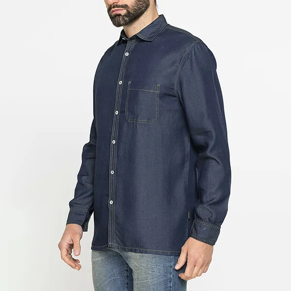 Áo Sơ Mi Nam Carrera Jeans 211A1227A_700 Màu Xanh Denim Size M