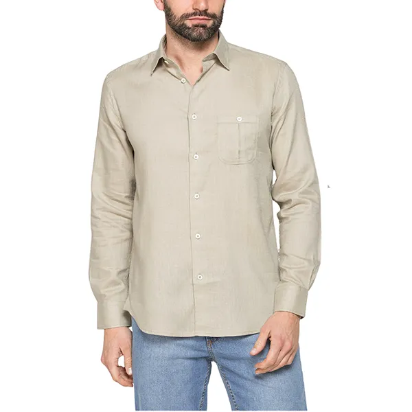 Áo Sơ Mi Nam Carrera Jeans T213A1254A_109 Màu Be Size M