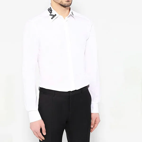Áo Sơ Mi Nam Dolce & Gabbana D&G Martini G5FT7Z Màu Trắng Size 40