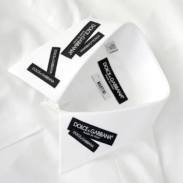 Áo Sơ Mi Nam Dolce & Gabbana D&G Martini G5FT7Z Màu Trắng Size 40