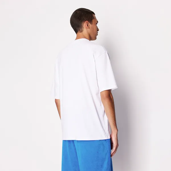 Áo Thun Nam Armani Exchange Chữ Nhiều Màu 3DZTKA ZJH4Z Tshirt Màu Trắng Size S