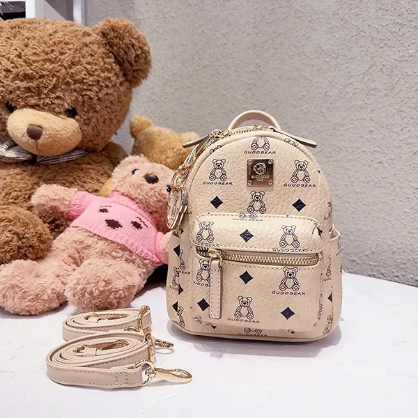 Balo Nữ Guoo Bear GU1144 Màu Be Size S