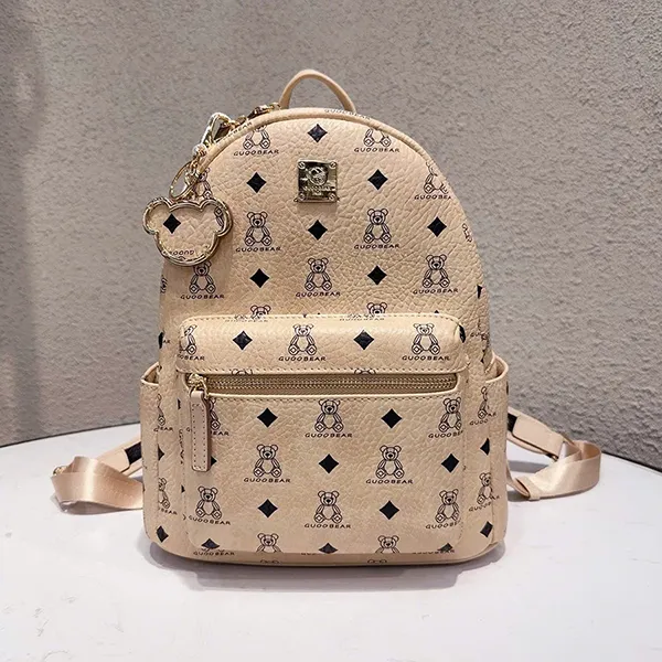 Balo Nữ Guoo Bear GU1146 Màu Be Size L