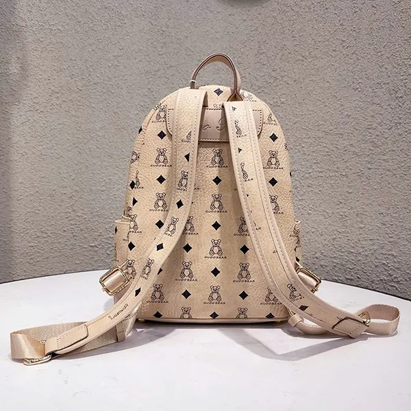 Balo Nữ Guoo Bear GU1146 Màu Be Size L