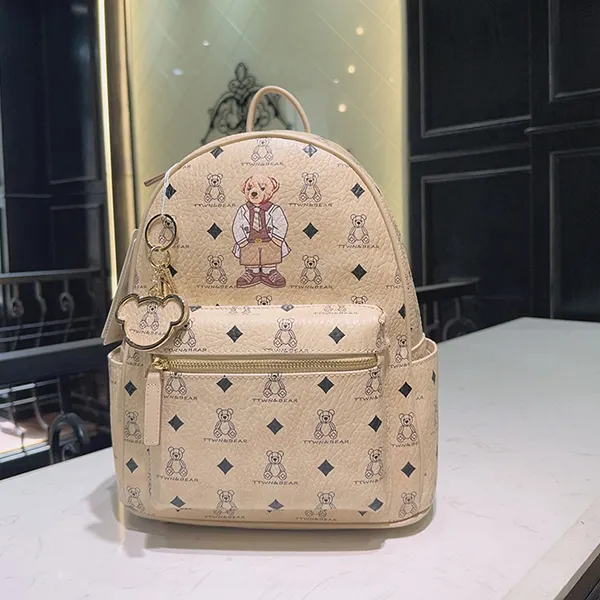 Balo Nữ Guoo Bear GU1146 Màu Be Size L