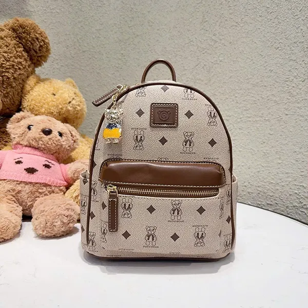 Balo Nữ Guoo Bear GU1151 Màu Xám Nâu Size M