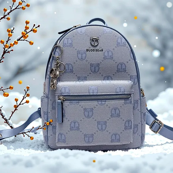 Balo Nữ Guoo Bear GU1182 Màu Xanh Dương Size L