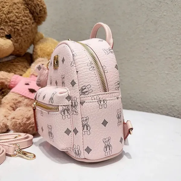 Balo Nữ Guoo Bear GU8020 Màu Hồng Size S