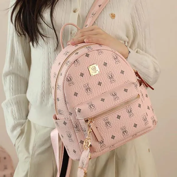 Balo Nữ Guoo Bear GU8021-23720 Màu Hồng Size M