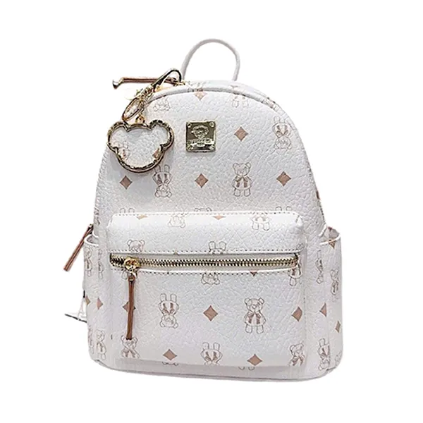 Balo Nữ Guoo Bear GU8021 Màu Trắng Sữa Size M