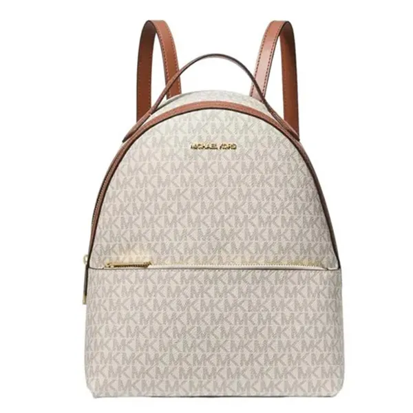 Balo Nữ Michael Kors Backpacks 35F3G6HB6B Màu Nâu Trắng