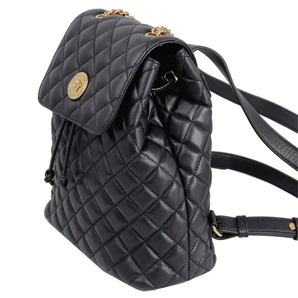 Balo Versace Quilted Leather Backpack Màu Đen
