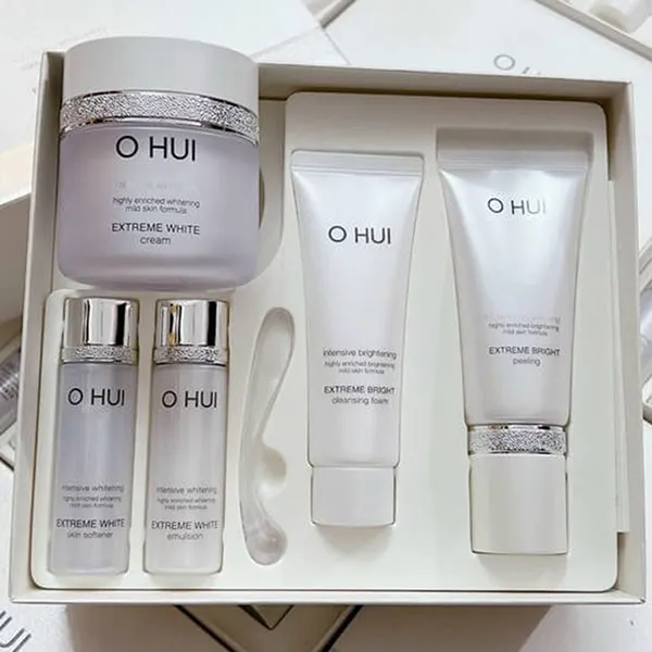 Bộ Dưỡng Sáng Da Ohui Extreme White Cream Special Set 5 Món