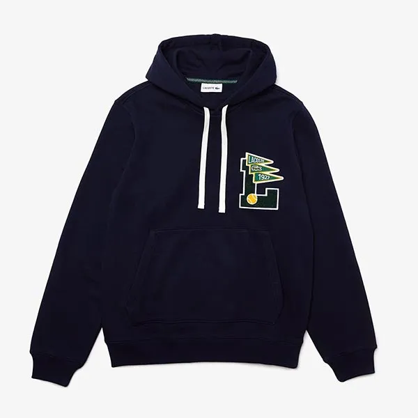 Bộ Quần Áo Nỉ Nam Lacoste Pennants L Badge Màu Xanh Navy Size 3