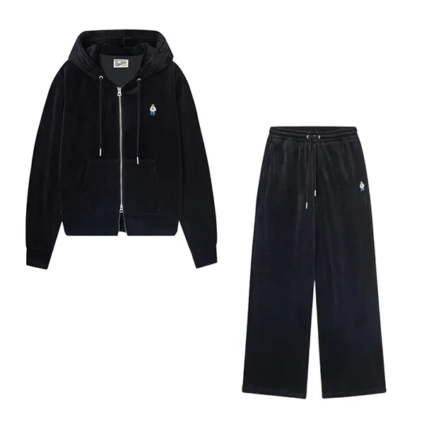 Bộ Quần Áo Nỉ Nữ WHOAU Steve Bear WHMZF4V51F Màu Đen