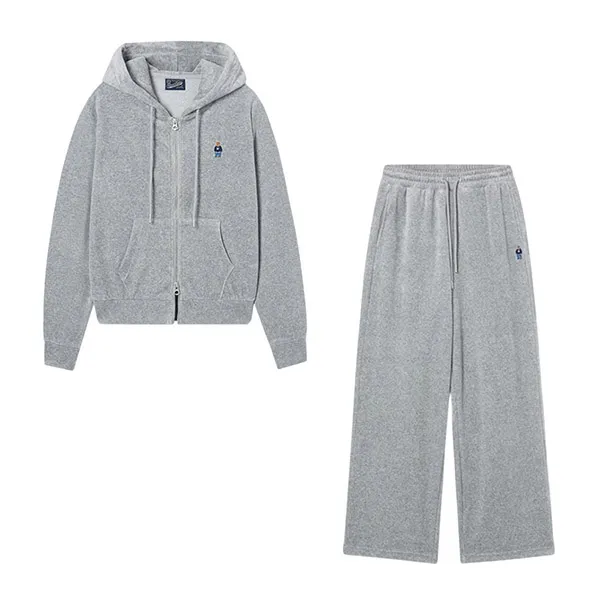 Bộ Quần Áo Nỉ Nữ WHOAU Steve Bear WHMZF4V51F Màu Xám