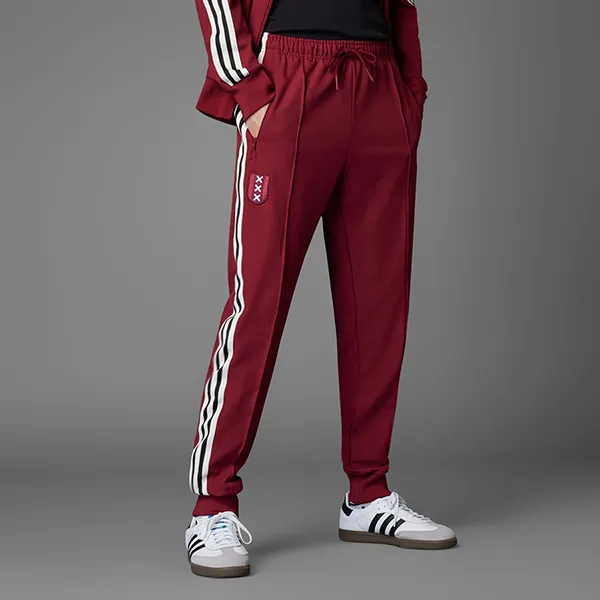 Bộ Thể Thao Nam Adidas Ajax Amsterdam Anniversary JF2743 JF2744 Màu Đỏ Mận Size M (Form Á)