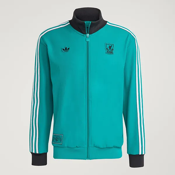 Bộ Thể Thao Nam Adidas Track Top + Track Pants Liverpool FC Terrace Icons JW5464 JW5463 Màu Xanh Lá Size XS (Form Âu)