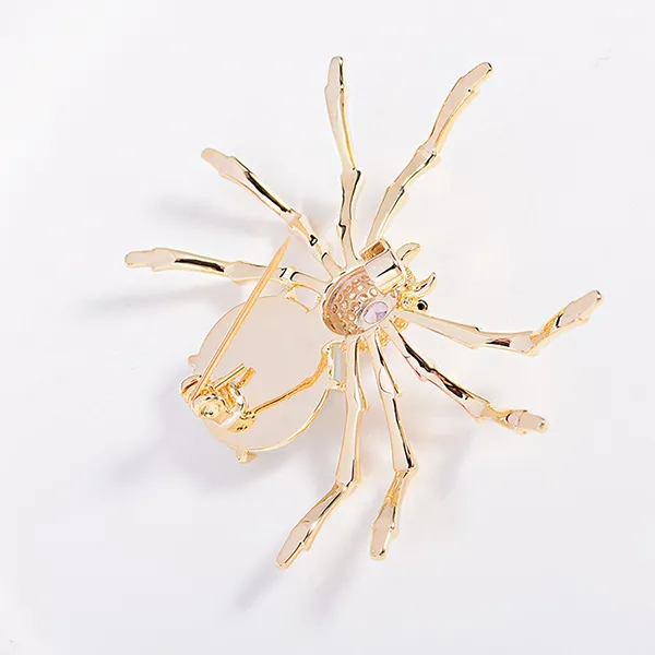 Cài Áo Nữ Meri Charming Spider BR928 Màu Vàng