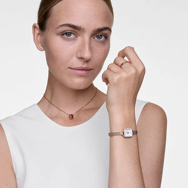 Dây Chuyền Daniel Wellington Elan DW00400158 Màu Vàng Hồng