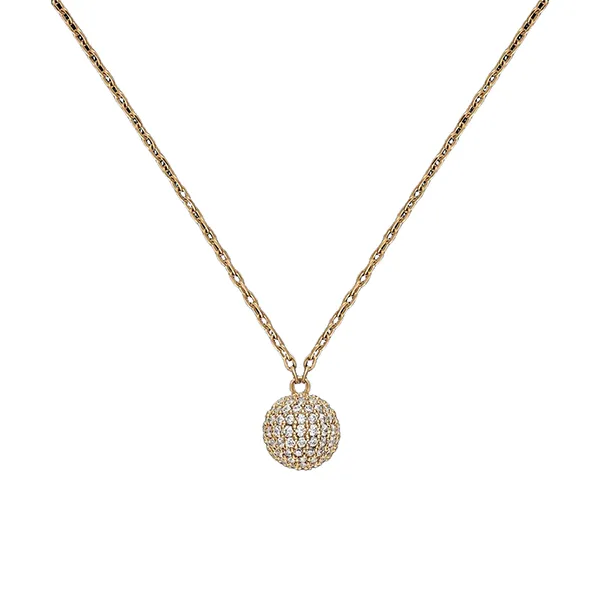 Dây Chuyền Daniel Wellington Pavé Crystal Pendant Necklace Gold Màu Vàng Gold