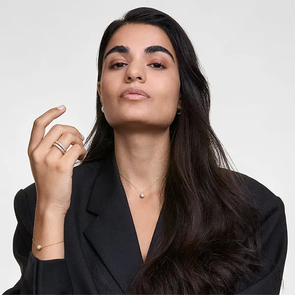 Dây Chuyền Daniel Wellington Pavé Crystal Pendant Necklace Gold Màu Vàng Gold