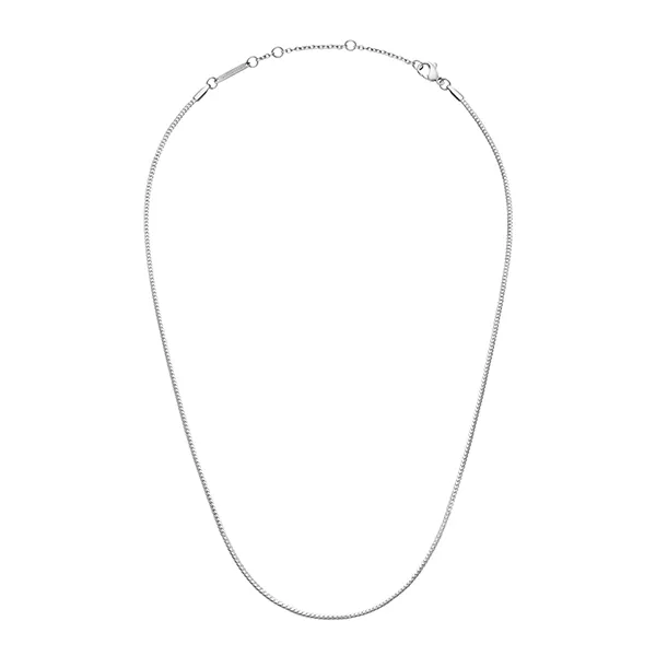 Dây Chuyền Nữ Daniel Wellington Elan Flat Chain Necklace Short S DW00400543 Màu Bạc