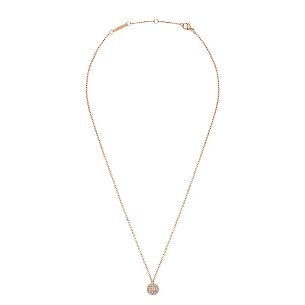 Dây Chuyền Nữ Daniel Wellington Pavé Crystal Pendant Necklace Rose Gold DW00400625 Màu Vàng Hồng
