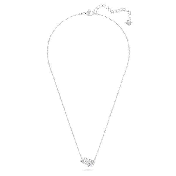 Dây Chuyền Nữ Swarovski Mesmera Necklace Heart, White, Rhodium Plated 5517117 Màu Bạc