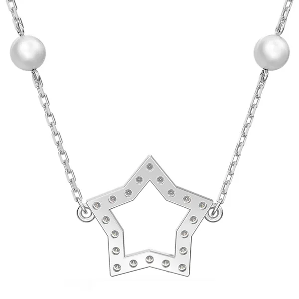 Dây Chuyền Nữ Swarovski Stella Necklace Star 5645379 Màu Bạc