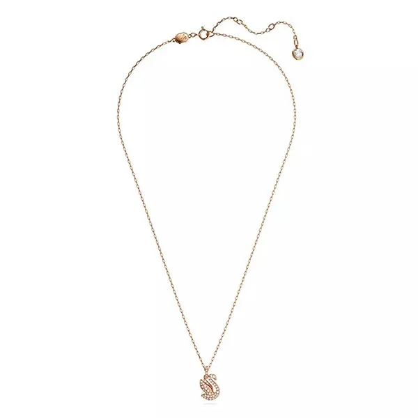 Dây Chuyền Nữ Swarovski Swan, Small, White, Rose Gold-tone Plated 5647555 Màu Vàng Hồng