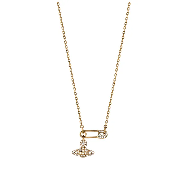 Dây Chuyền Nữ Vivienne Westwood Lucrece Pendant Necklace Màu Vàng Gold