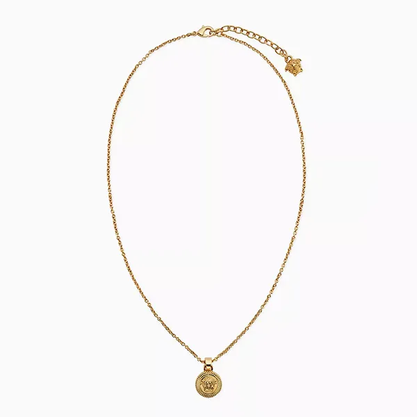 Dây Chuyền Unisex Versace Medusa Biggie Pendant Necklace Màu Vàng Gold