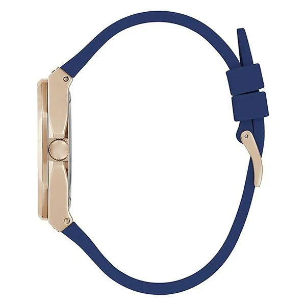 Đồng Hồ Nữ Guess Womens Silicone Analog Blue Dial Watch GW0694L4 Màu Xanh Blue