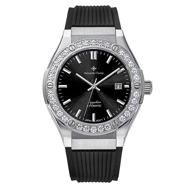 Đồng Hồ Nam Alexander Ferros 6161S-01 Màu Đen - Bạc
