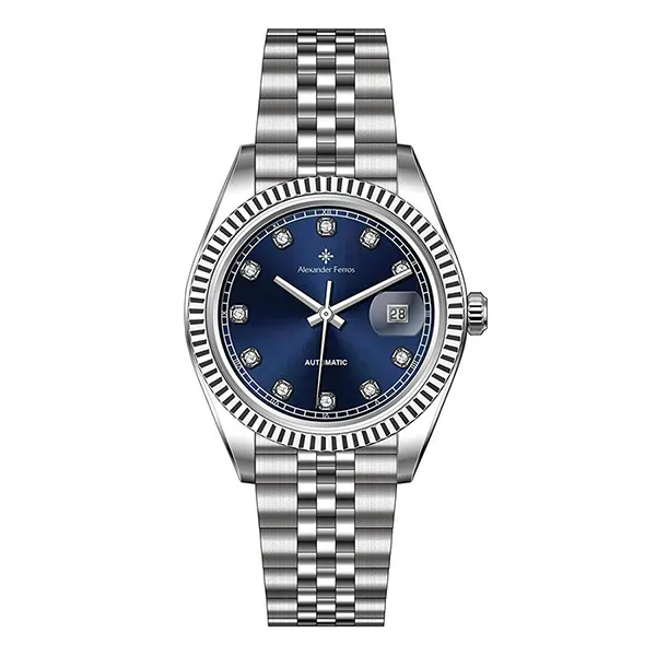 Đồng Hồ Nam Alexander Ferros 8132S/05 Màu Xanh Bạc