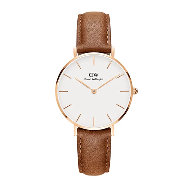 Đồng Hồ Daniel Wellington Petite Durham RG White 32mm DW00100172 Màu Nâu Trắng