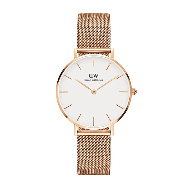 Đồng Hồ Daniel Wellington Petite Melrose 28mm DW00100219 Màu Vàng Hồng